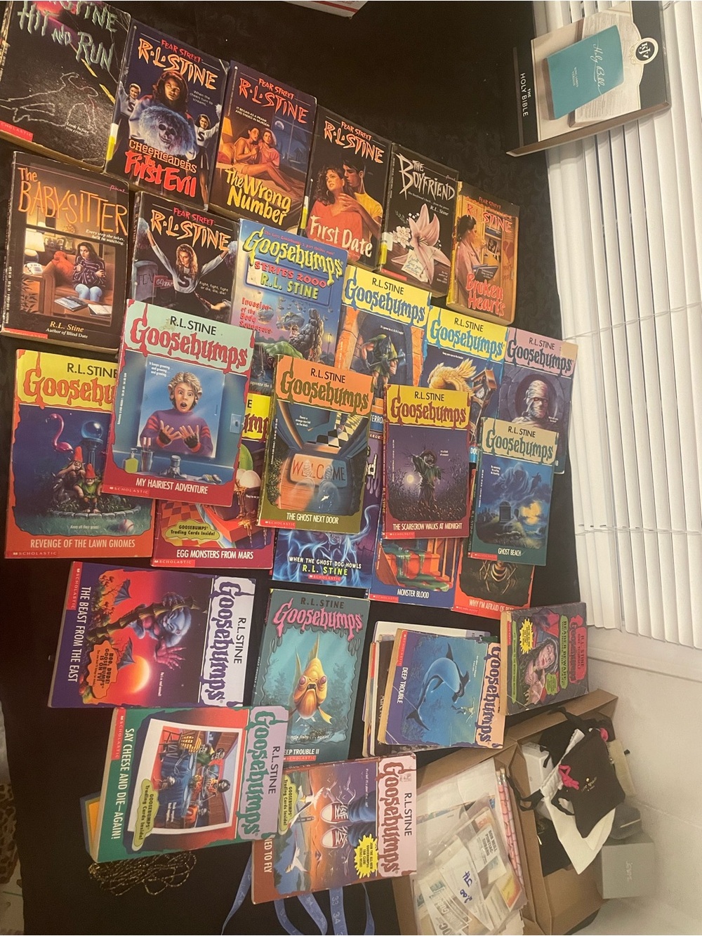 LOT OF 27 GOOSEBUMPS & RL STINE BOOKS